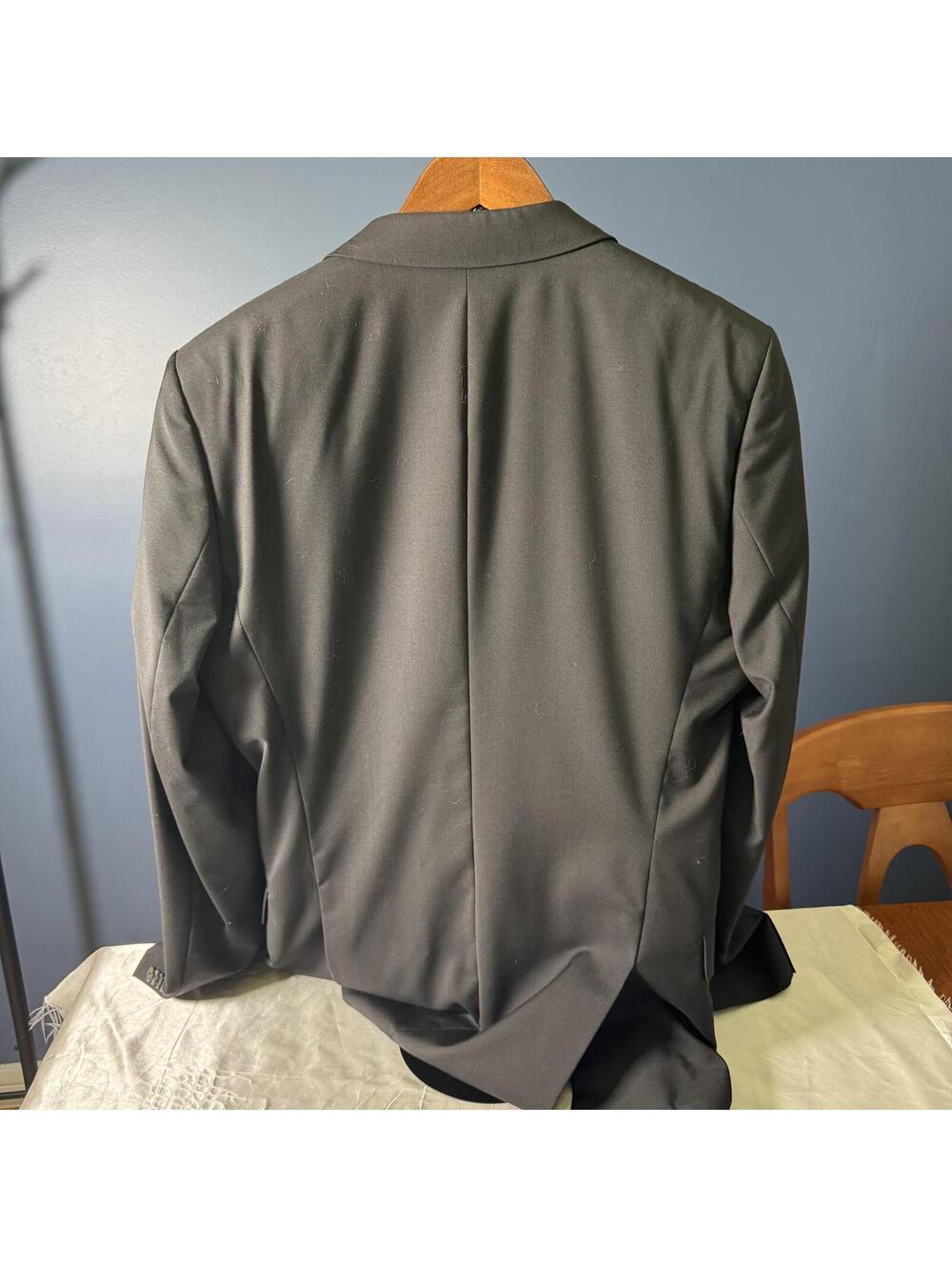 HUGO Hugo Boss Black Two Button Blazer Sport Coat Men’s 40L - Picture 3 of 8